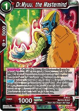 DrMyuu the Mastermind Foil BT8-016 Malicious Machinations Dragonball Super card