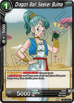 Dragon Ball Seeker Bulma BT5-107 Miraculous Revival Dragonball Super card