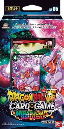 Dragon Ball Super Miraculous Revival Special Pack Set  Miraculous Revival Dragonball Super card