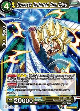 Dynasty Deferred Son Goku BT4-081 Colossal Warfare Dragonball Super card