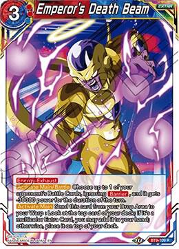 Emperors Death Beam BT9-109 Universal Onslaught Dragonball Super card