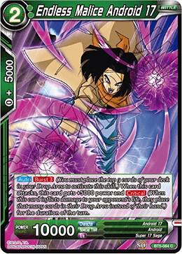 Endless Malice Android 17 Foil BT5-064 Miraculous Revival Dragonball Super card