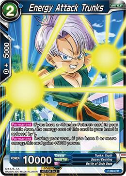 Energy Attack Trunks Foil Version P-004 Promotion Cards Dragonball Super card