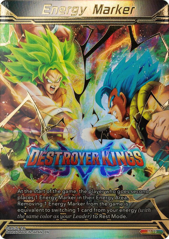 Energy Marker Destroyer Kings M-19 Prismatic Clash Dragonball Super card