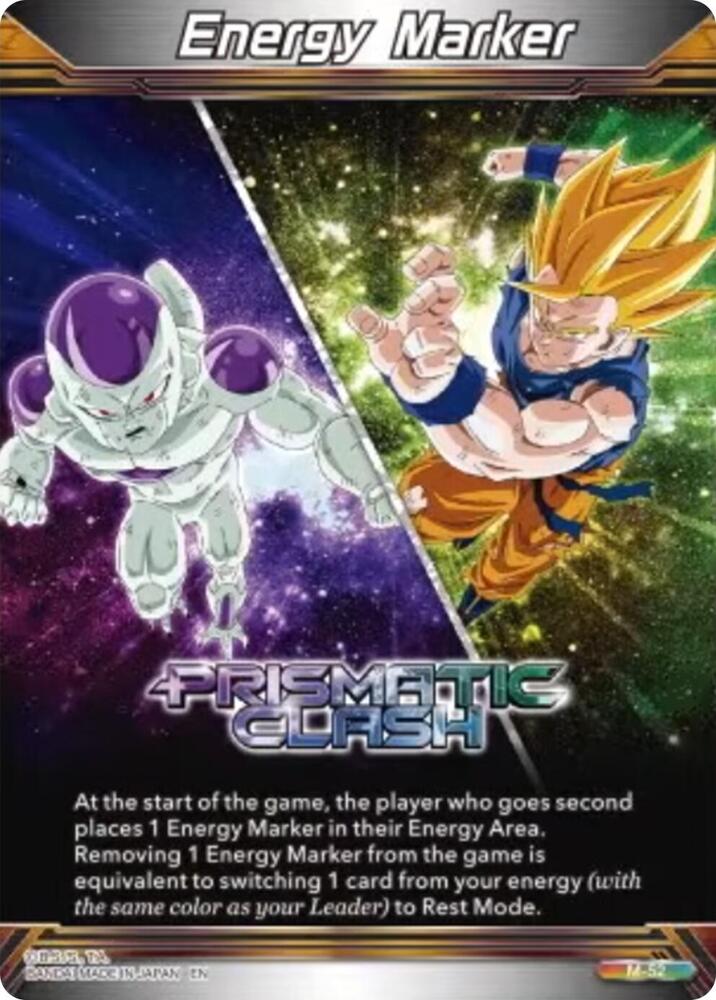 Energy Marker Prismatic Clash M-52 Three Glorious Fighters Dragonball Super card