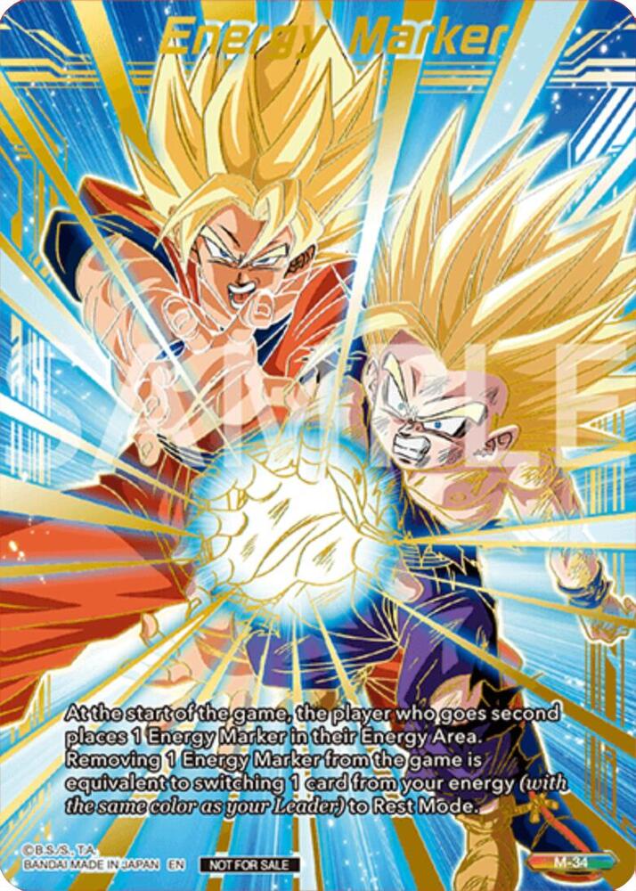 Energy Marker  Tournament Promotion Cards Dragonball Super card