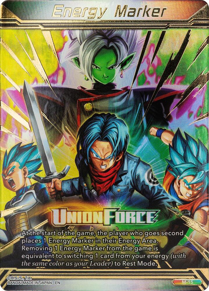Energy Marker Union Force M-15 Prismatic Clash Dragonball Super card