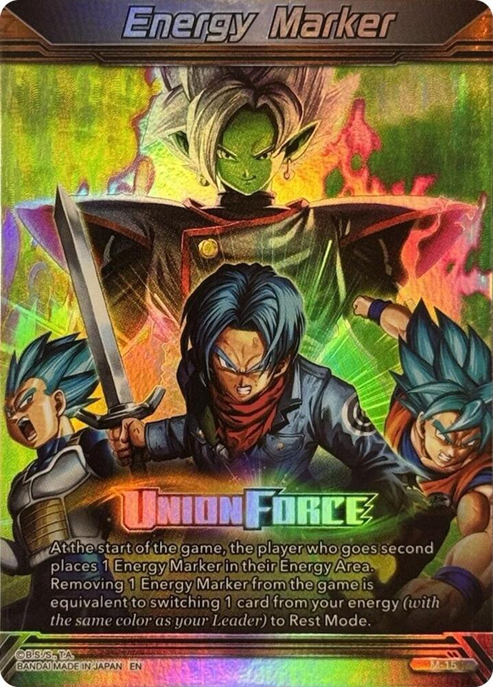 Energy Marker Union Force Silver M-15 Prismatic Clash Dragonball Super card