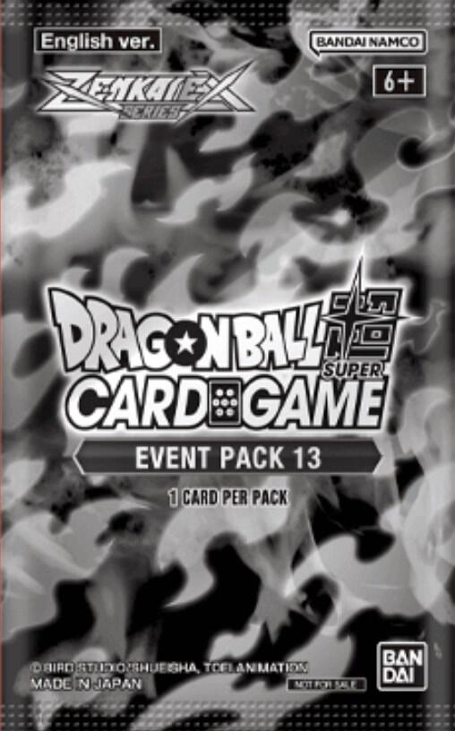 Event Pack 13  Promotion Cards Dragonball Super card