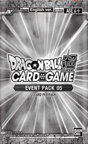 Event Pack 5  Promotion Cards Dragonball Super card
