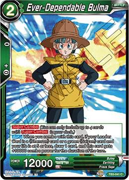 Ever Dependable Bulma Foil TB3-041 Clash of Fates Dragonball Super card