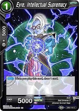 Eyre Intellectual Supremacy Foil DB2-155 Draft Box 05 - Divine Multiverse Dragonball Super card