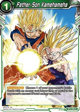Father Son Kamehameha BT2-098 Union Force Dragonball Super card