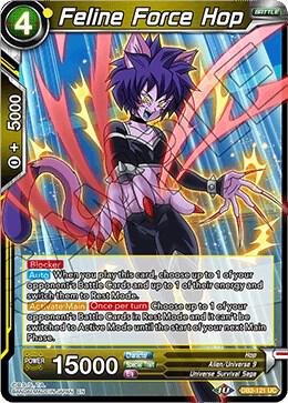 Feline Force Hop Foil DB2-121 Draft Box 05 - Divine Multiverse Dragonball Super card