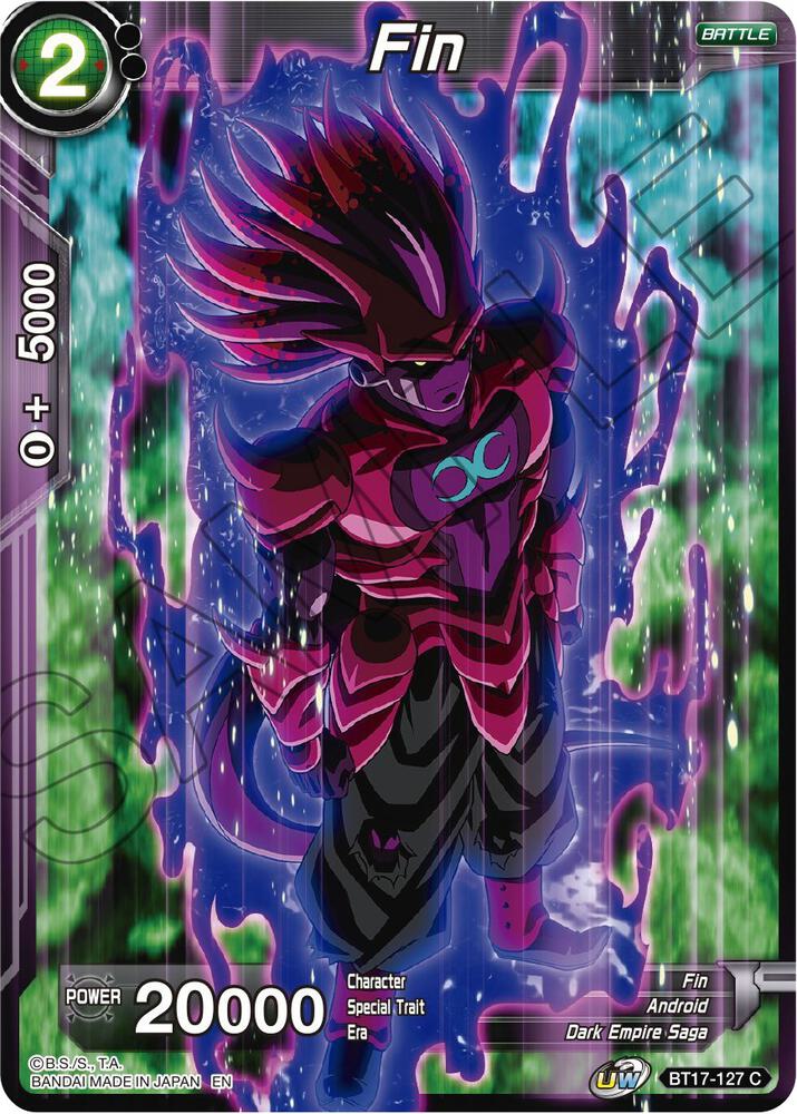 Fin BT17-127 Ultimate Squad Dragonball Super card