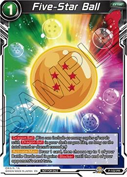 Five Star Ball Foil P-102 Promotion Cards Dragonball Super card