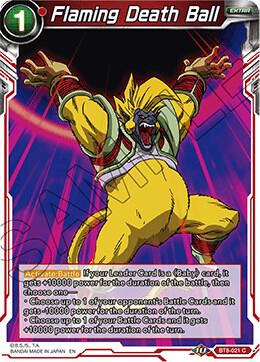 Flaming Death Ball Foil BT8-021 Malicious Machinations Dragonball Super card