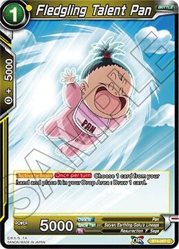 Fledgling Talent Pan Foil BT4-087 Colossal Warfare Dragonball Super card