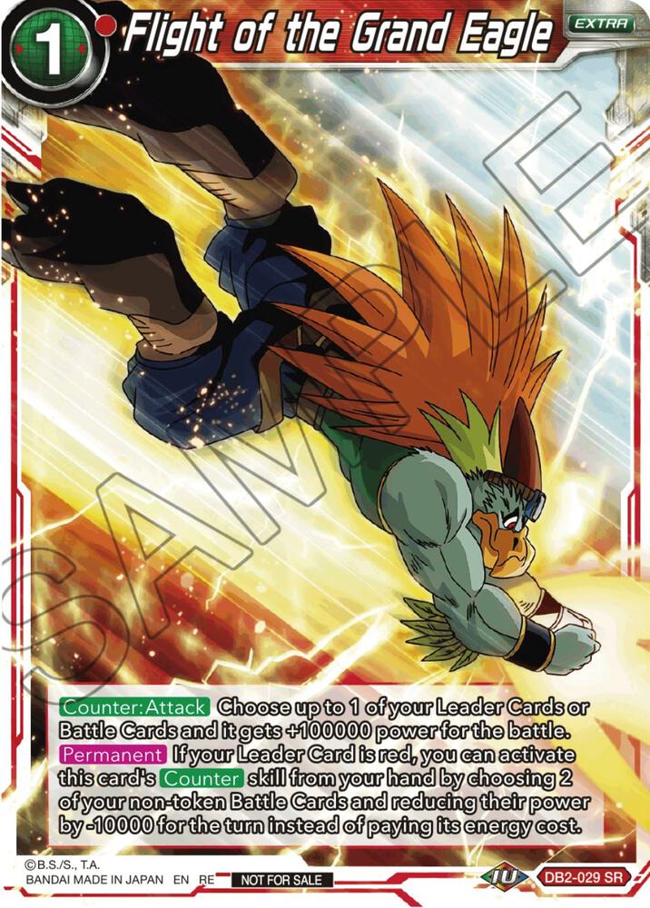 Flight of the Grand Eagle Championship Selection Pack 2023 Vol2 Silver Foil DB2-029 Tournament Promotion Cards Dragonball Super card