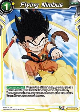 Flying Nimbus 2018 Foil BT3-104 Cross Worlds Dragonball Super card