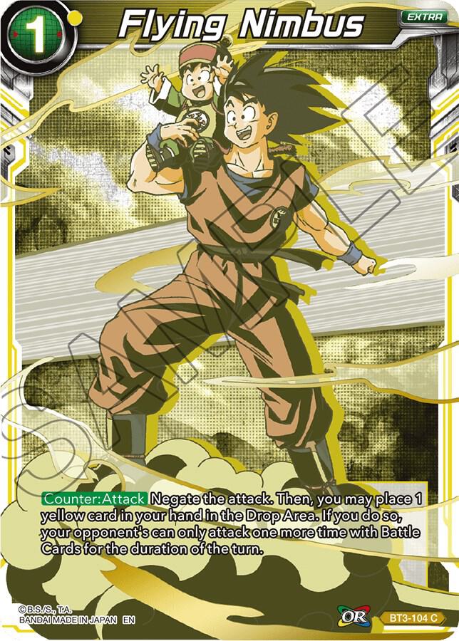 Flying Nimbus Alternate Art Foil BT3-104 Special Anniversary Set Dragonball Super card