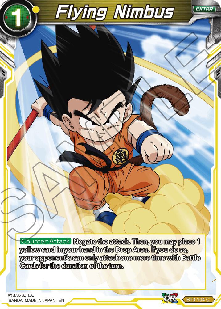 Flying Nimbus Reprint Foil BT3-104 Battle Evolution Booster Dragonball Super card