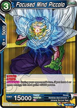 Focused Mind Piccolo Shatterfoil TB1-032 Draft Box 04 - Dragon Brawl Dragonball Super card