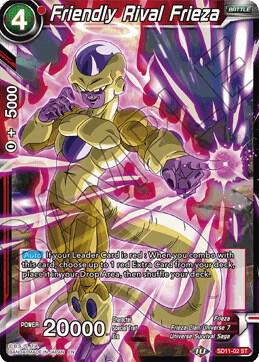 Friendly Rival Frieza SD11-02 Universal Onslaught Dragonball Super card