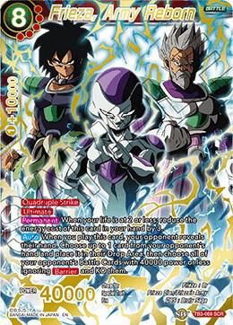 Frieza Army Reborn TB3-069 Clash of Fates Dragonball Super card