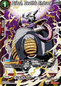 Frieza Deaths Embrace BT9-005 Universal Onslaught Dragonball Super card