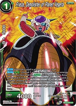 Frieza Demolisher of Planet Vegeta Foil BT13-078 Supreme Rivalry Dragonball Super card