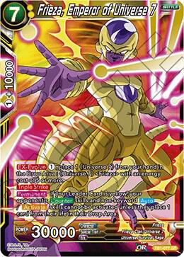 Frieza Emperor of Universe 7 Shatterfoil TB1-077 Draft Box 04 - Dragon Brawl Dragonball Super card