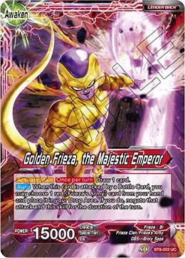 Frieza Golden Frieza the Majestic Emperor Foil BT6-002 Destroyer Kings Dragonball Super card