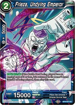 Frieza Undying Emperor Foil BT9-027 Universal Onslaught Dragonball Super card