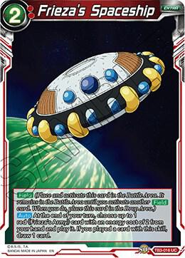 Friezas Spaceship TB3-016 Clash of Fates Dragonball Super card