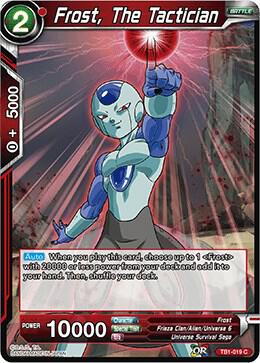 Frost The Tactician Foil TB1-019 Tournament of Power Dragonball Super card