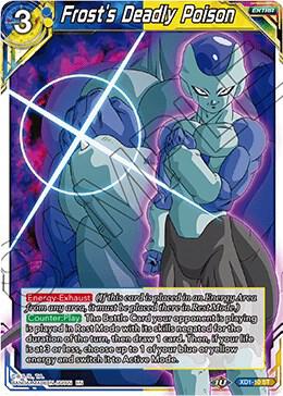 Frosts Deadly Poison XD1-10 Assault of the Saiyans Dragonball Super card
