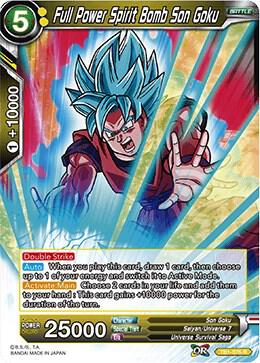 Full Power Spirit Bomb Son Goku TB1-075 Tournament of Power Dragonball Super card