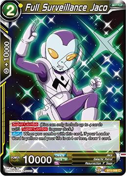 Full Surveillance Jaco Foil BT5-088 Miraculous Revival Dragonball Super card