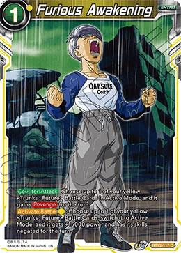 Furious Awakening Foil BT13-117 Supreme Rivalry Dragonball Super card