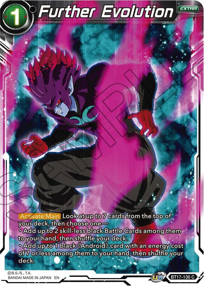 Further Evolution Foil BT17-130 Ultimate Squad Dragonball Super card