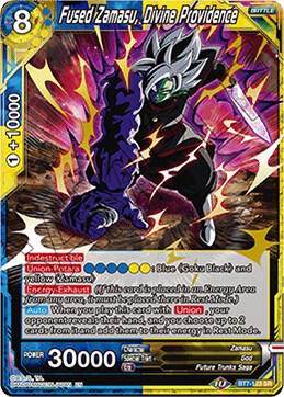 Fused Zamasu Divine Providence BT7-123 Assault of the Saiyans Dragonball Super card