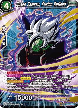 Fused Zamasu Fusion Refined Foil EX06-13 Special Anniversary Set Dragonball Super card