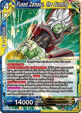 Fused Zamasu the Cunning BT7-124 Assault of the Saiyans Dragonball Super card