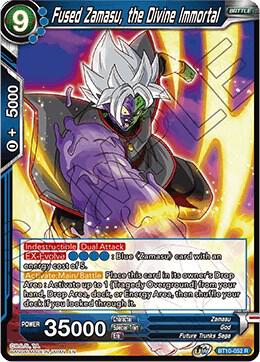 Fused Zamasu the Divine Immortal Foil BT10-052 Rise of the Unison Warrior Dragonball Super card