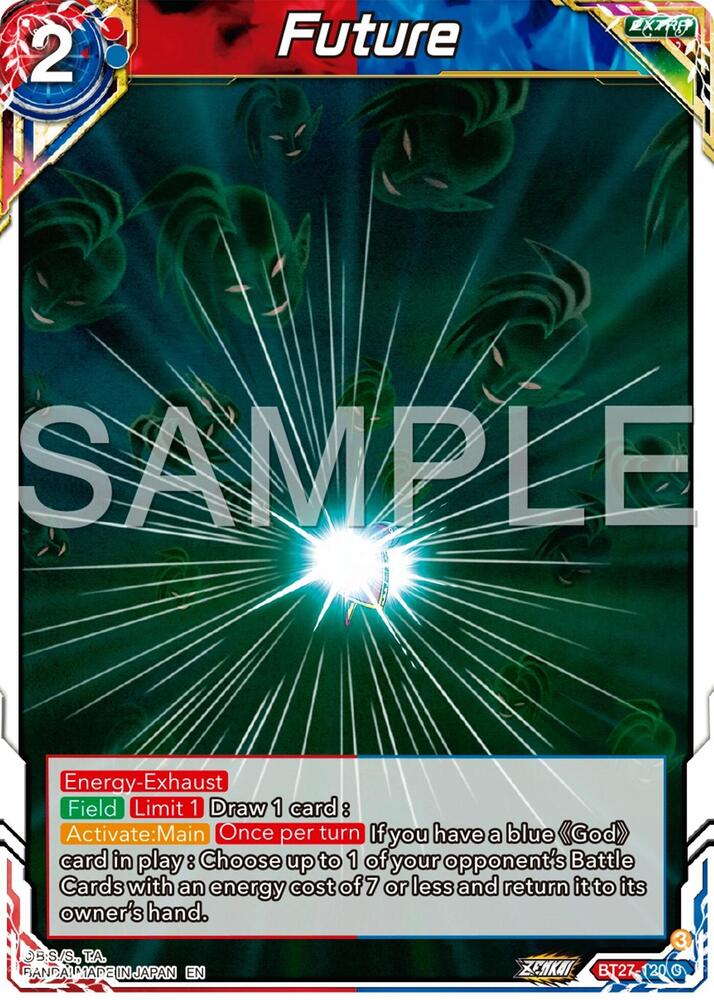 Future BT27-120 History of Z Dragonball Super card