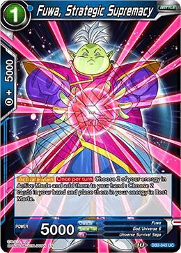 Fuwa Strategic Supremacy Foil DB2-045 Draft Box 05 - Divine Multiverse Dragonball Super card