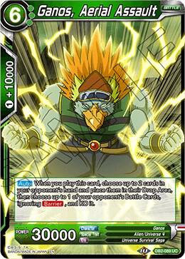 Ganos Aerial Assault DB2-089 Draft Box 05 - Divine Multiverse Dragonball Super card