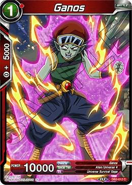 Ganos Foil DB2-012 Draft Box 05 - Divine Multiverse Dragonball Super card