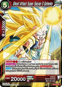Ghost Attack Super Saiyan 3 Gotenks BT2-014 Union Force Dragonball Super card